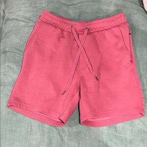 American Eagle Outfitters Coral Pink Athletic Drawstring Shorts